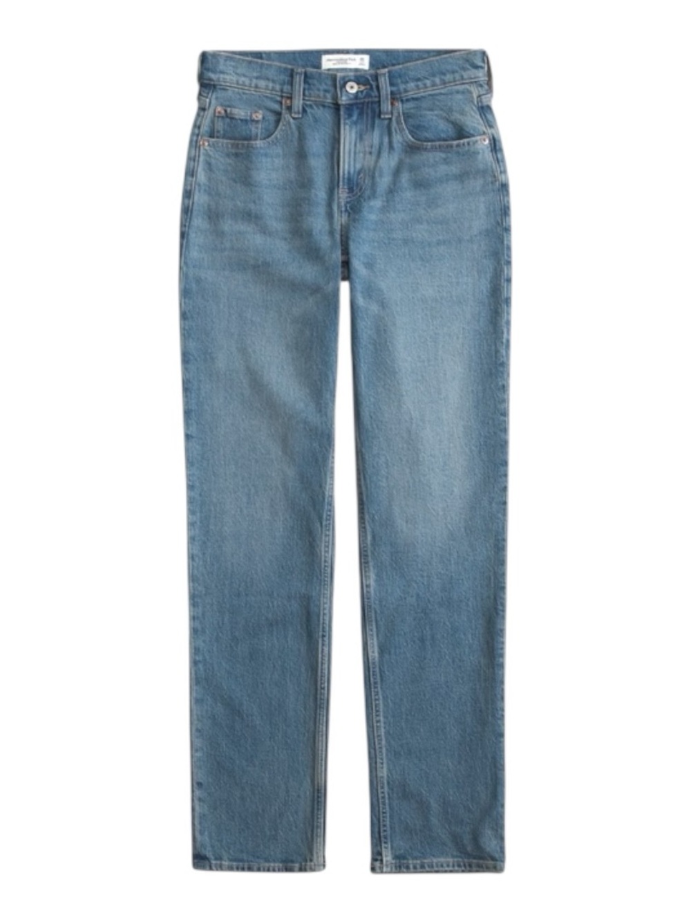 Abercrombie & Fitch Curve Love Mid Rise 90s Straight Jean Size 26 Short